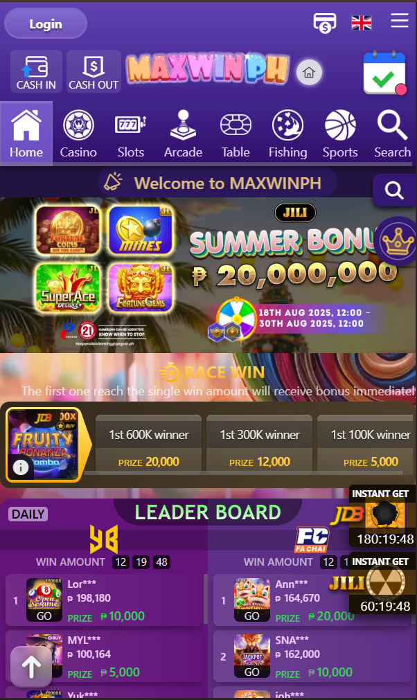 maxwin spin